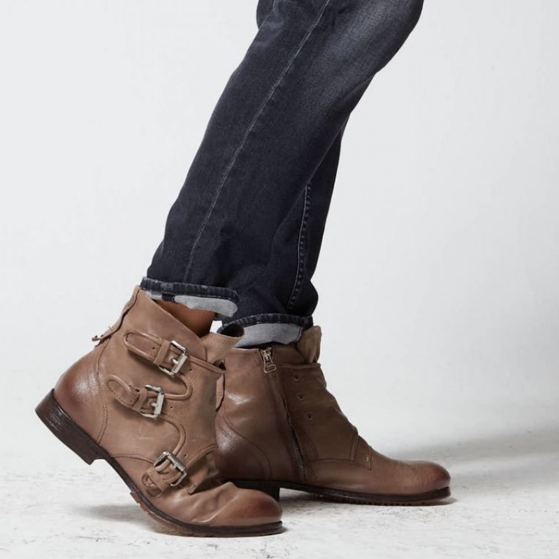 Ankle boots A.S.98 Clash 401202 Męskie Szare | PL-019238DMG