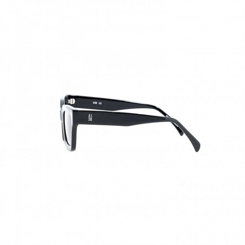 Okulary Przeciwsłoneczne A.S.98 Ronnie Męskie Czarne | PL-958231KPW