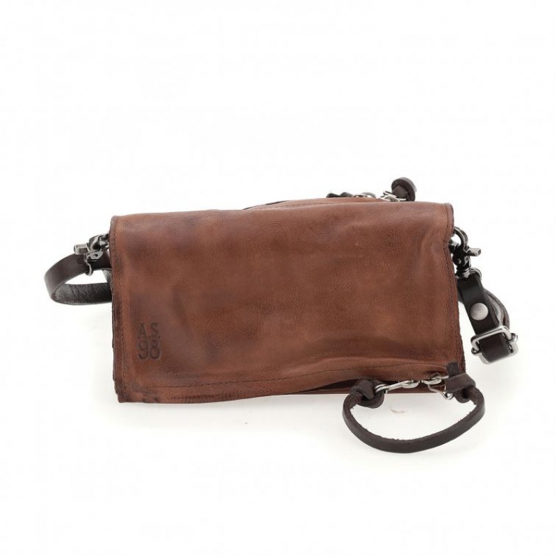 Portfele A.S.98 103001 Unisex Khaki | PL-684503EPT