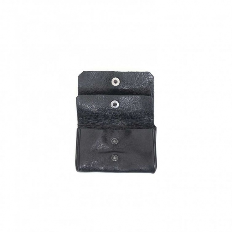 Portfele A.S.98 Bevis Unisex Czarne | PL-265984YPC