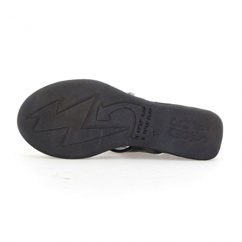 Sandały A.S.98 Lalla Damskie Czarne | PL-394581PJA