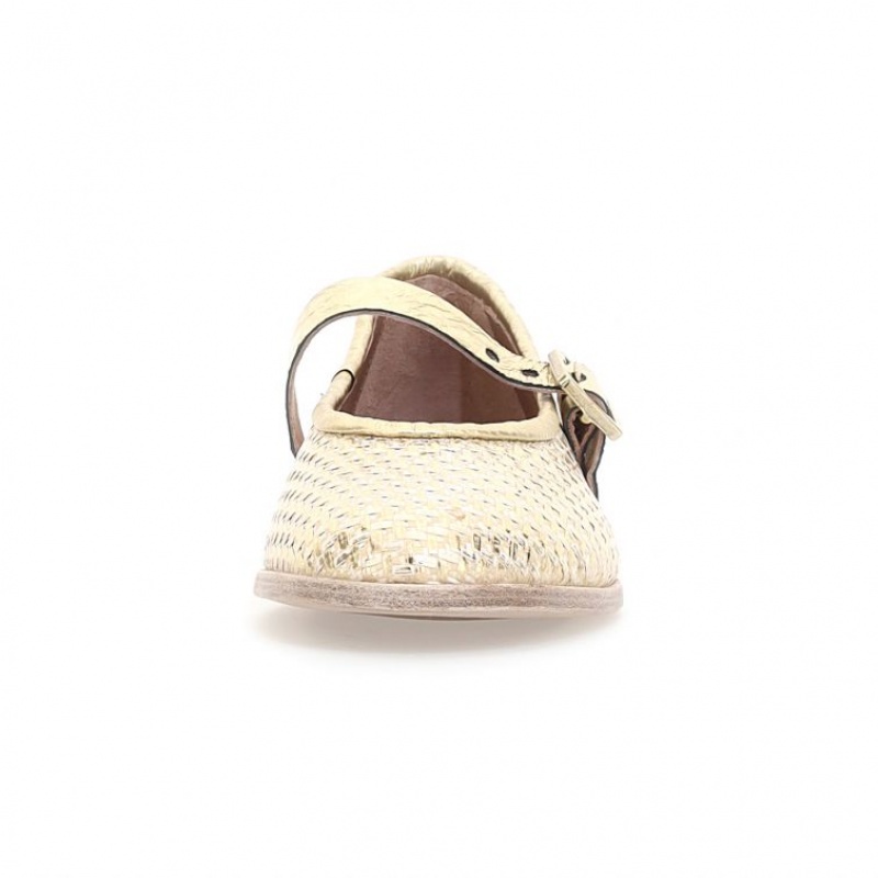 flat shoes A.S.98 Janet Damskie Złote | PL-168950BVH
