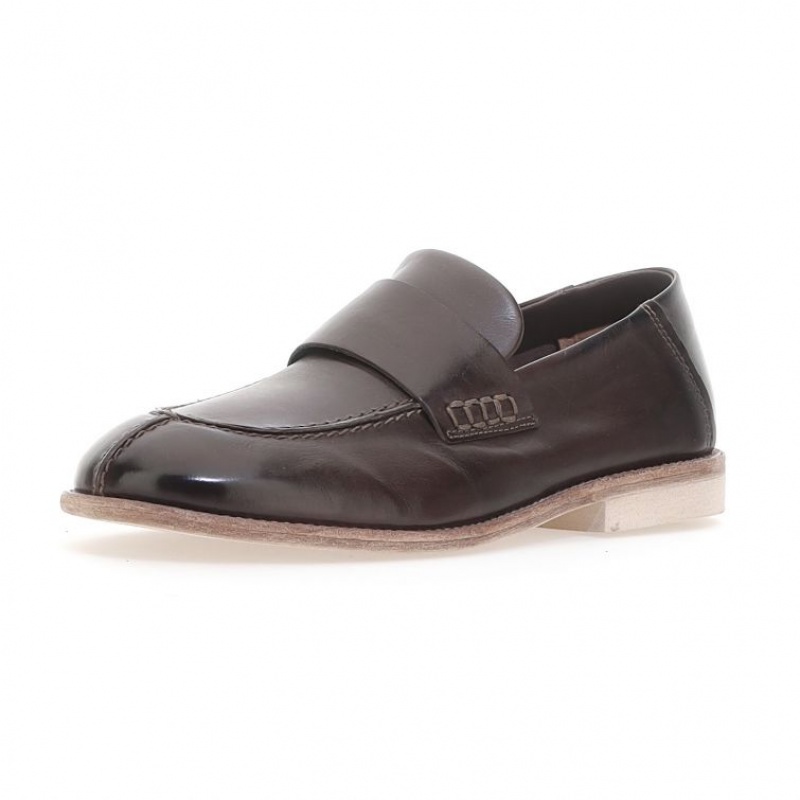 flat shoes A.S.98 Ogden Męskie Czekolada | PL-105748UPY